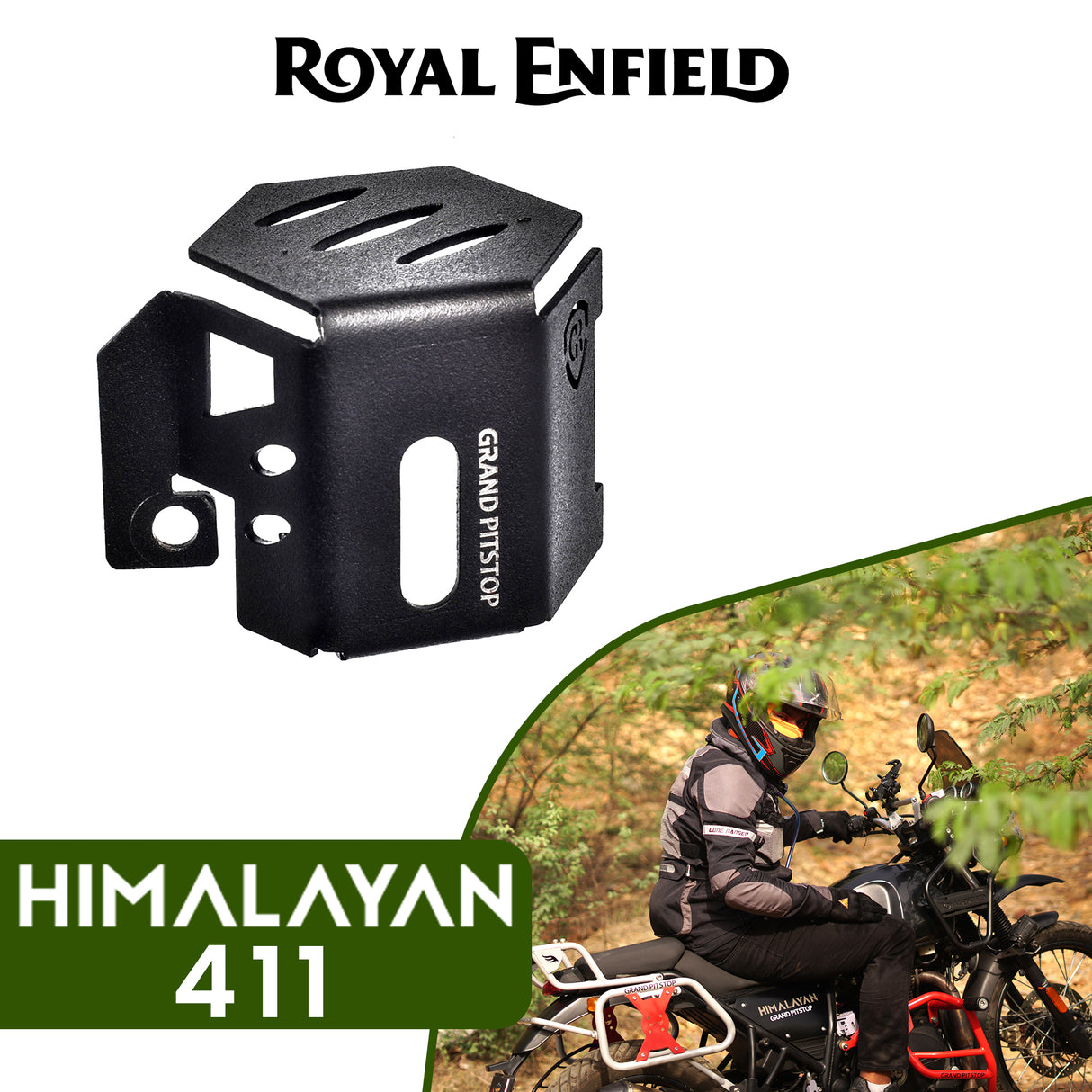 Rear Brake Fluid Cap for Royal Enfield Himalayan BS6 Model (2020-21) - Black