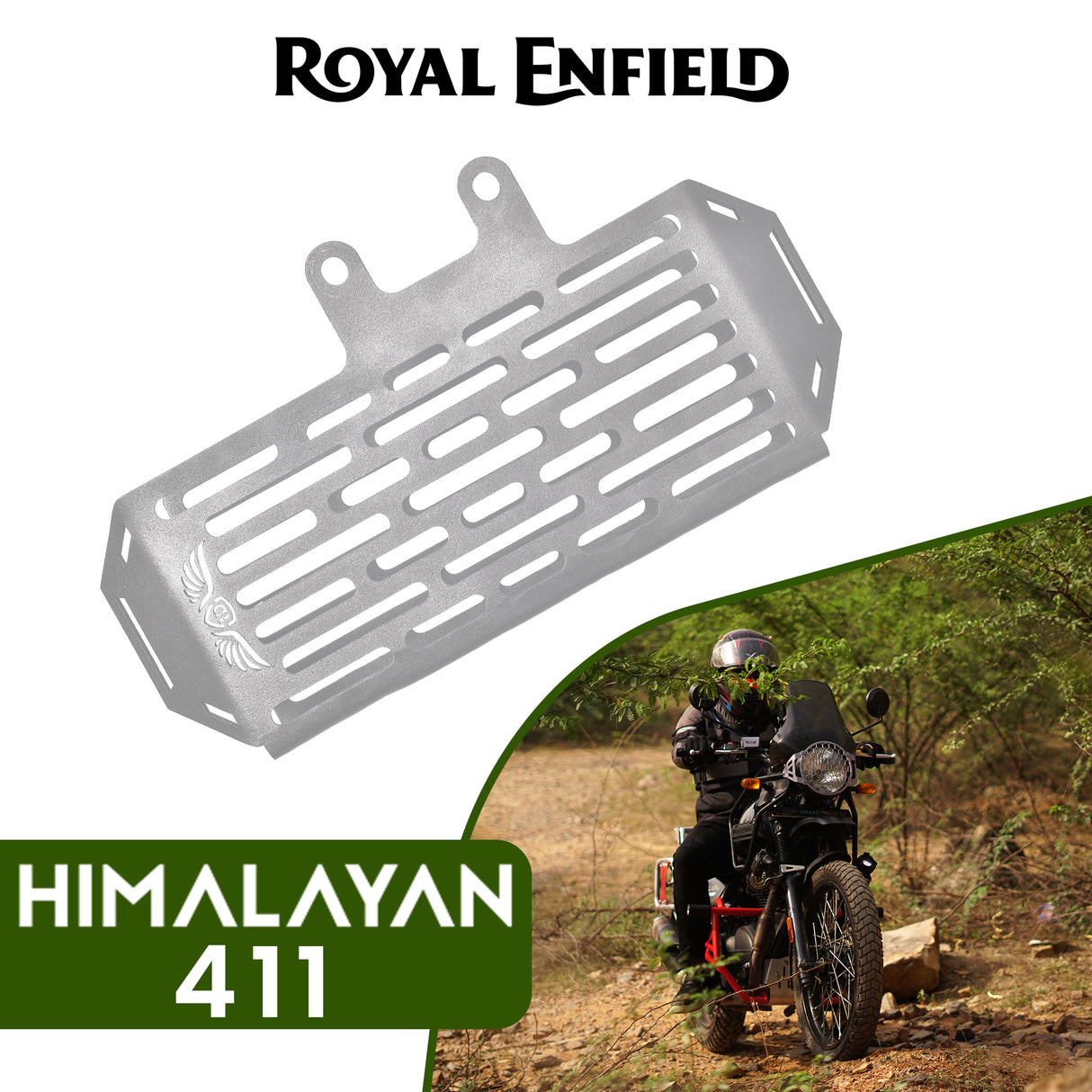 Radiator Grill for Royal Enfield Himalayan BS6 Model (2020-21) - Silver
