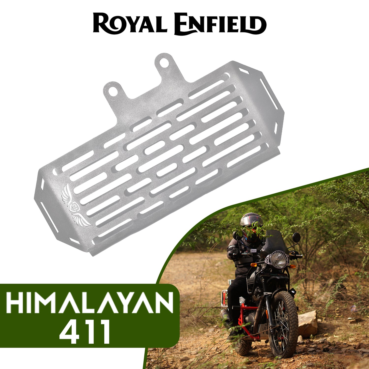 Radiator Grill for Royal Enfield Himalayan BS6 Model (2020-21) - Silver
