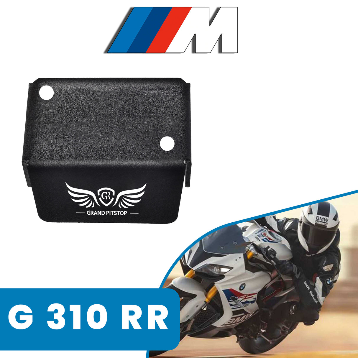 Front Fluid Reservoir Cap for BMW G 310 RR - Black