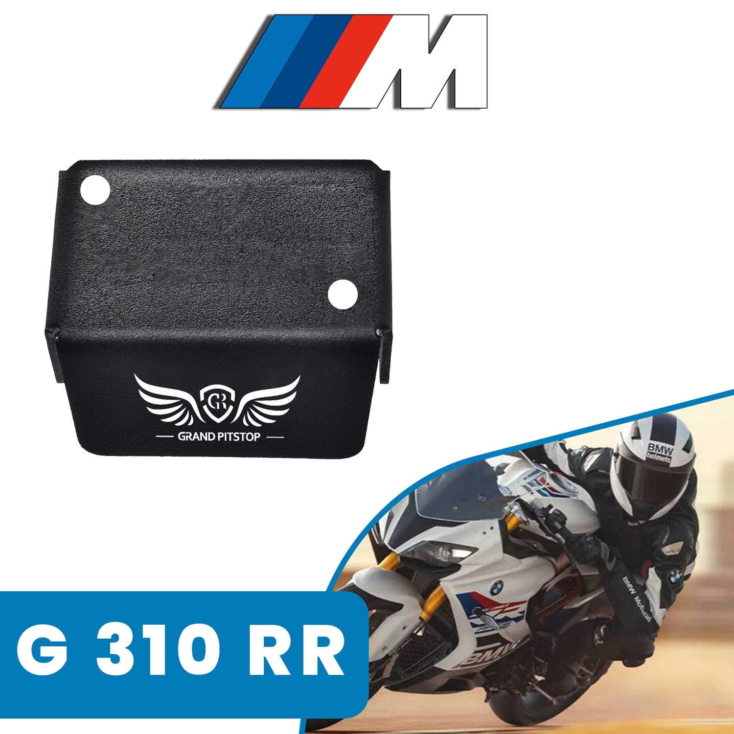 Front Fluid Reservoir Cap for BMW G 310 RR - Black