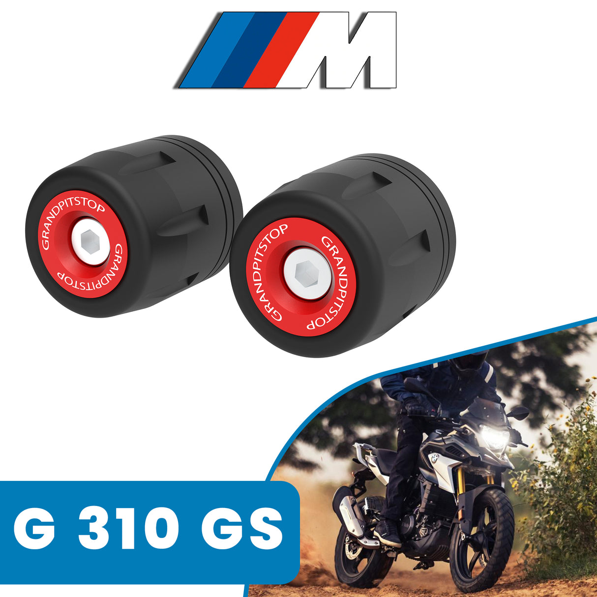 Rear Fork Slider For BMW G 310 GS - Black