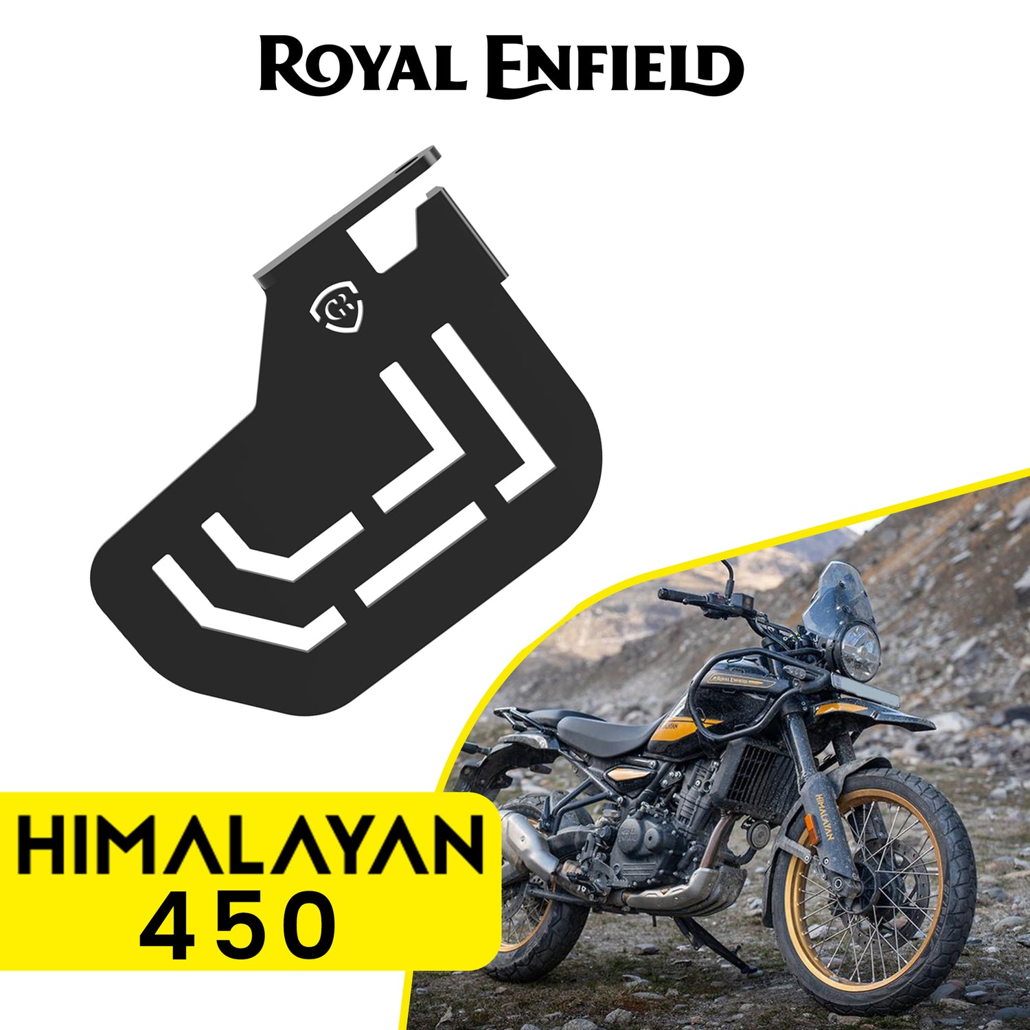 Pillion Footrest (Right) for Royal Enfield Himalayan 450 - Black