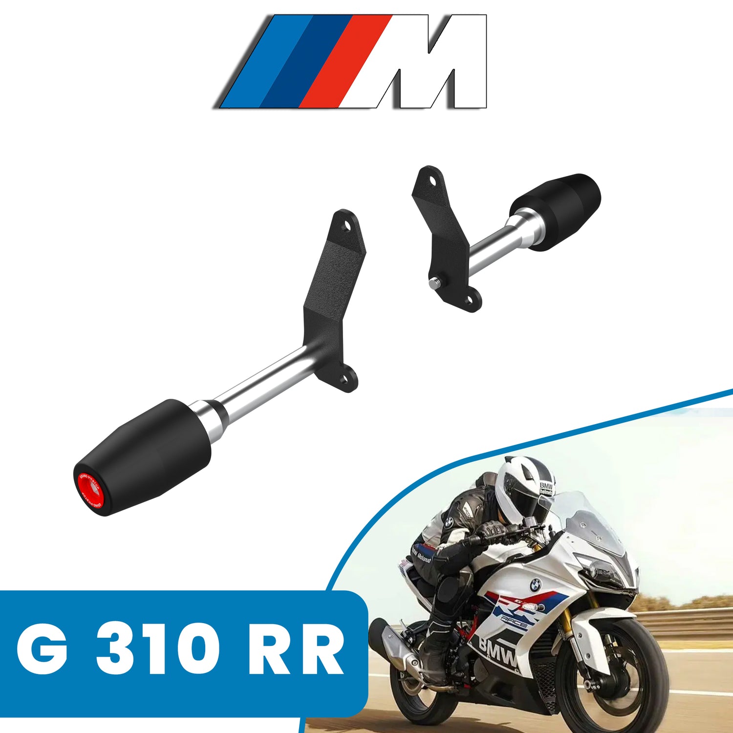 Frame Slider for BMW G310 RR - Black