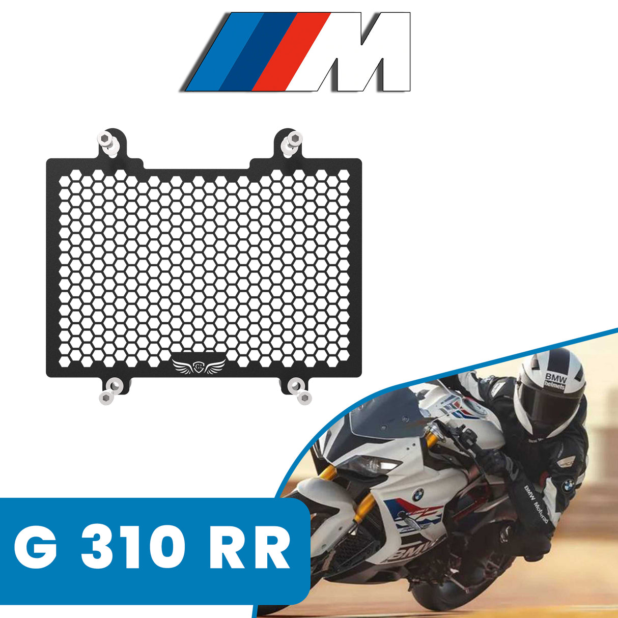 Radiator Grill for BMW G 310 RR - Black
