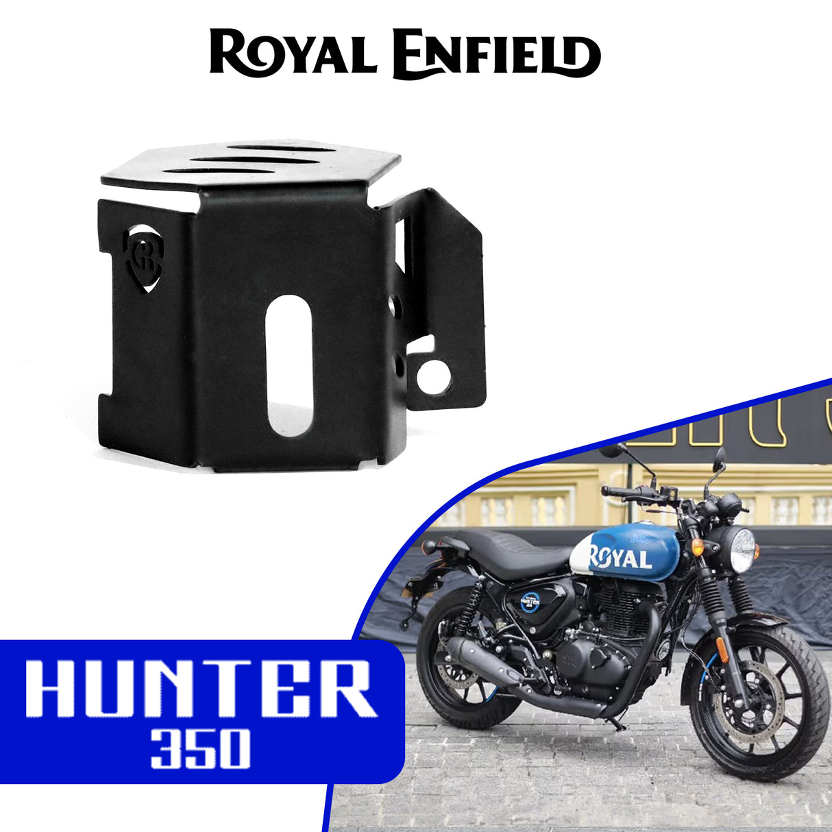 Rear Brake Fluid Cap for Royal Enfield Hunter - Black