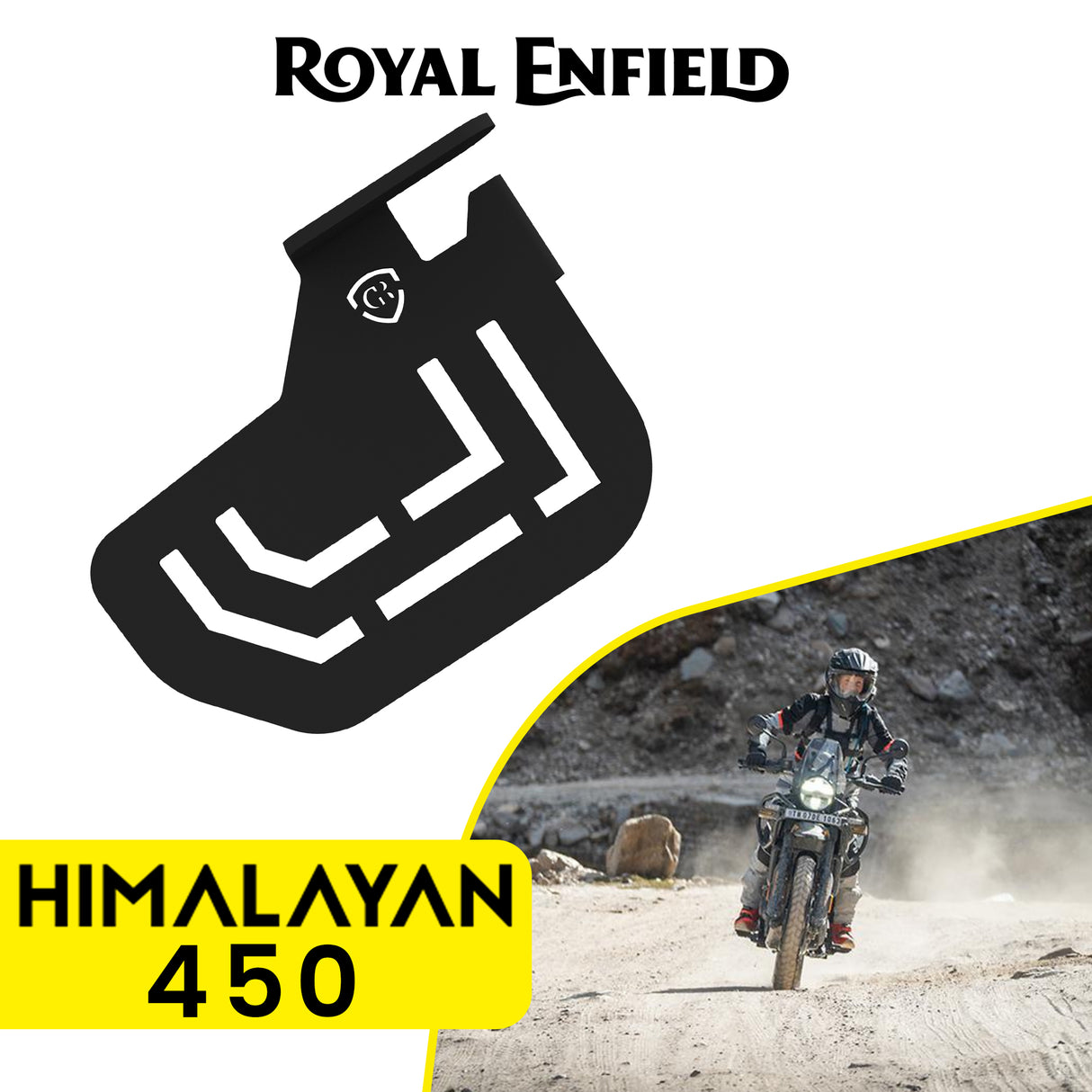 Pillion Footrest (Left) for Royal Enfield Himalayan 450 - Black