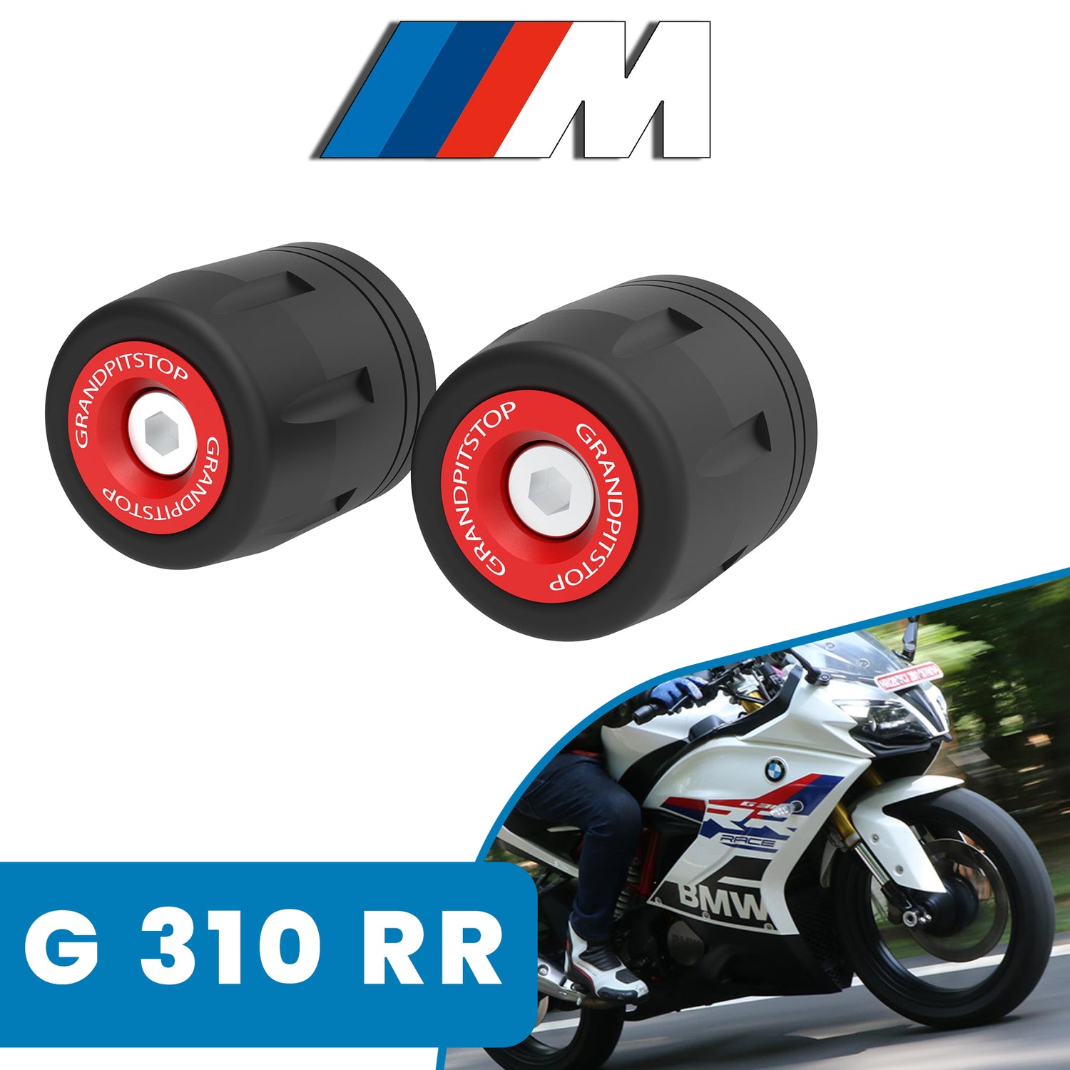 Rear Fork Slider For BMW G 310 RR - Black