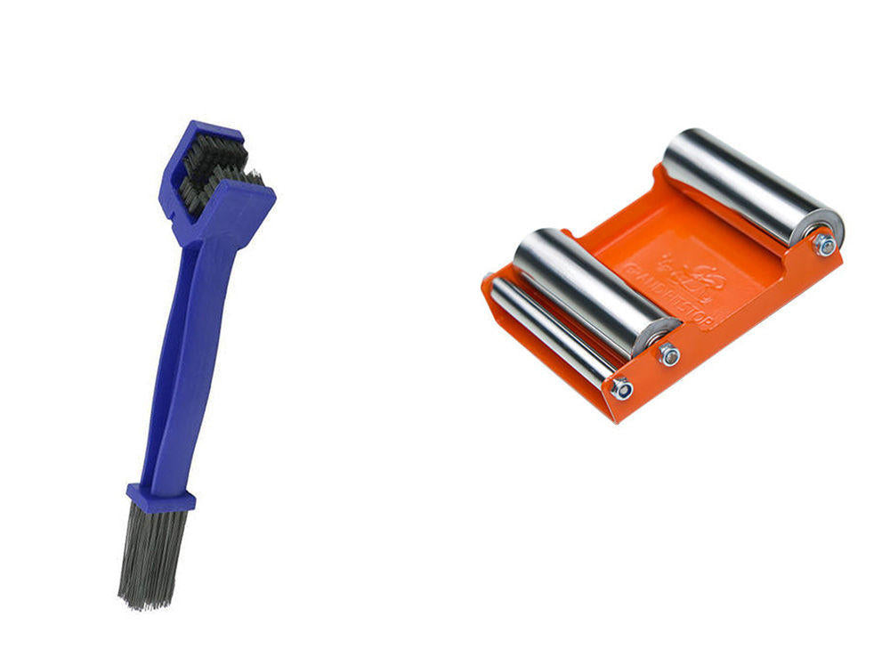 Combo of Medium GRoller & Chain Cleaning Brush