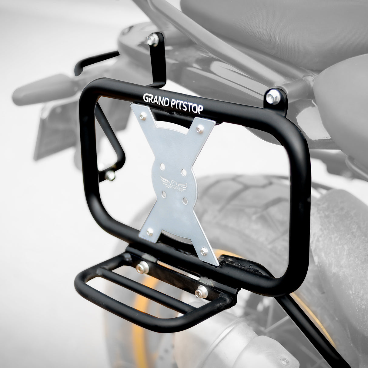 Saddle Stay for Royal Enfield Himalayan 450 - Black-Silver