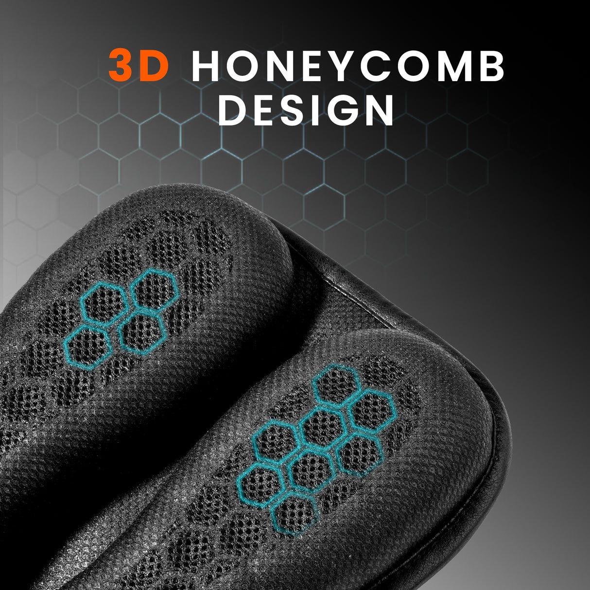 Motorcycle Honeycomb Gel Seat Cushion for Medical, Offices, Home, Motorcycle and Car Lumbar Support - Universal Fit & Breathable Design