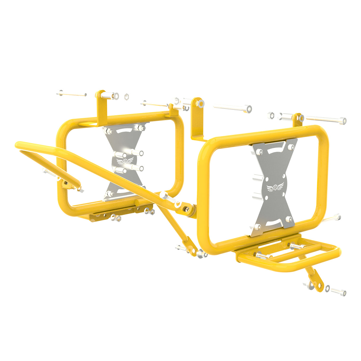 Saddle Stay for Royal Enfield Himalayan 450 - Yellow-Silver