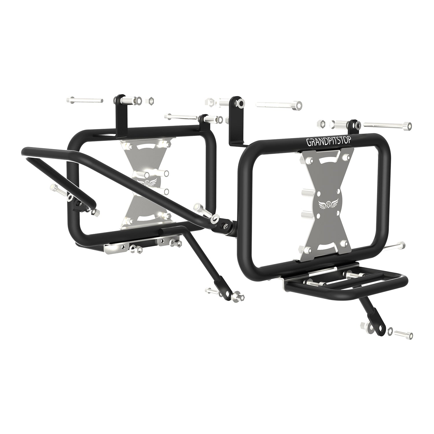 Saddle Stay for Royal Enfield Himalayan 450 - Black-Silver