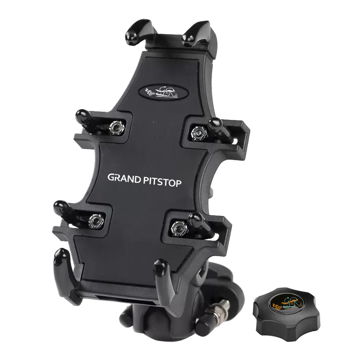 4-Sided Grip Anti Theft Mobile Holder Handlebar Mount