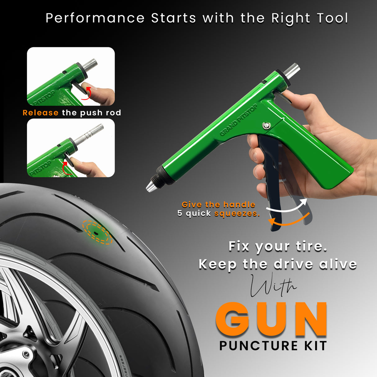 Gun Puncture Repair Kit