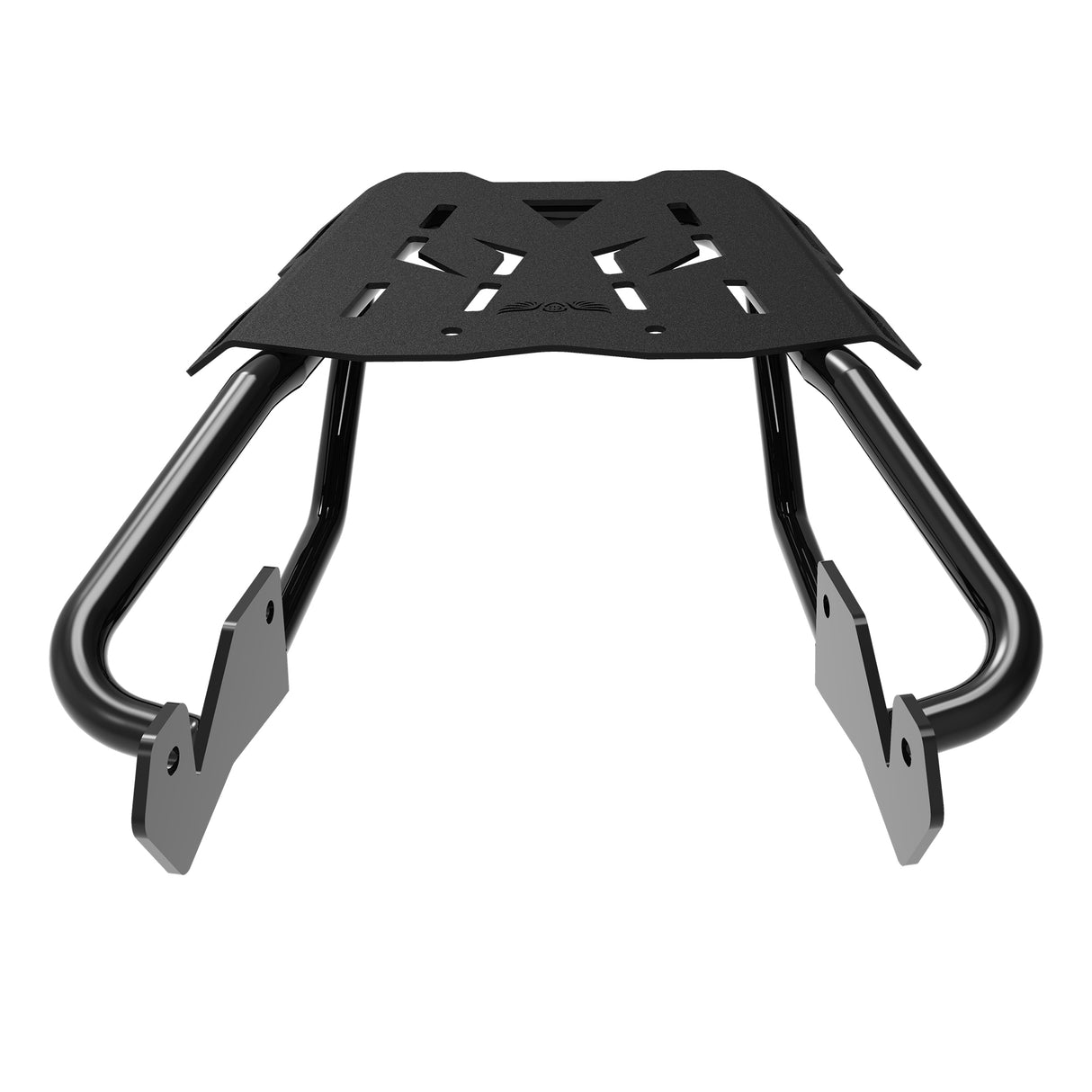 Extended Top Rack with Plate for KTM 200 Duke Gen 2 - Black