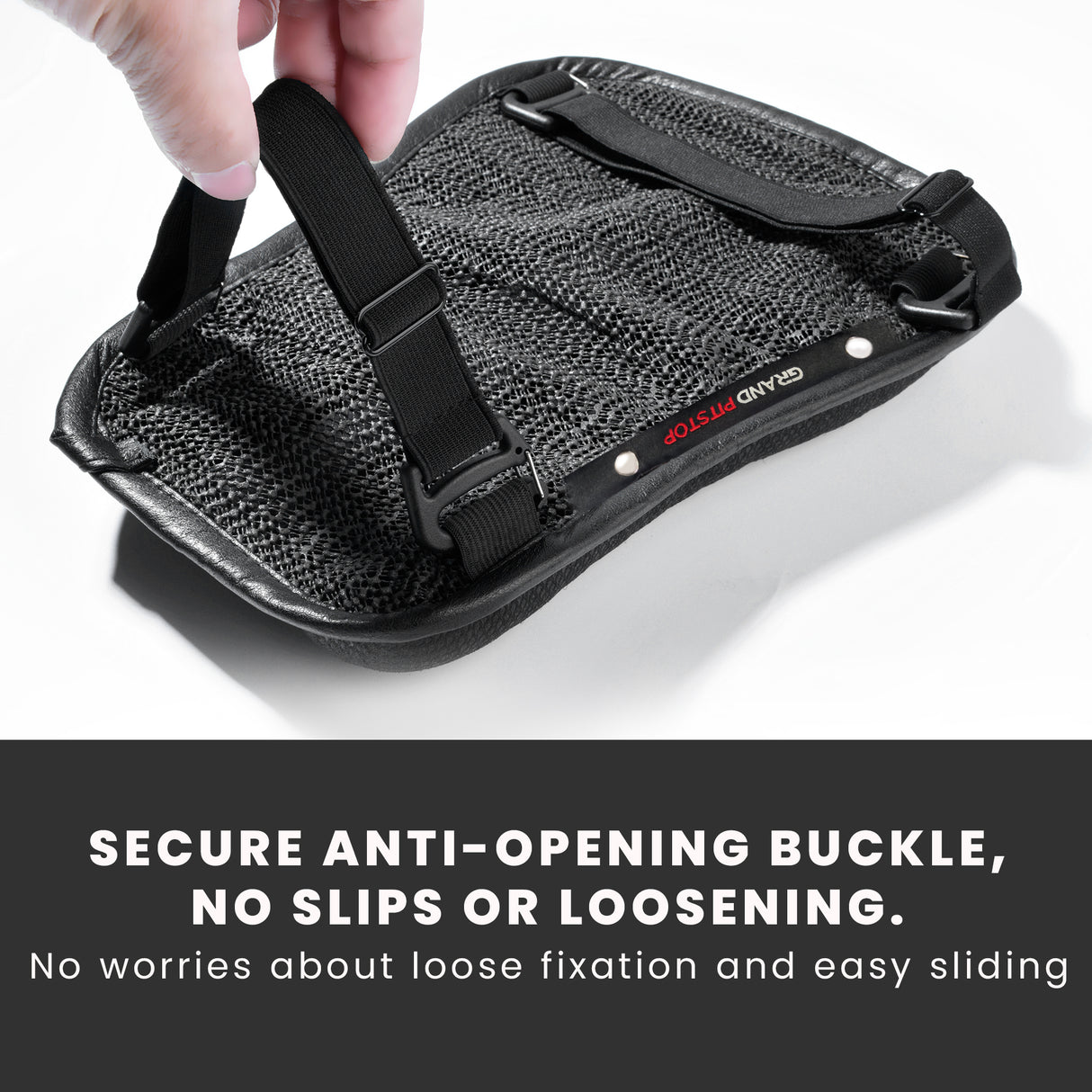 Motorcycle Honeycomb Gel Seat Cushion for Medical, Offices, Home, Motorcycle and Car Lumbar Support - Universal Fit & Breathable Design