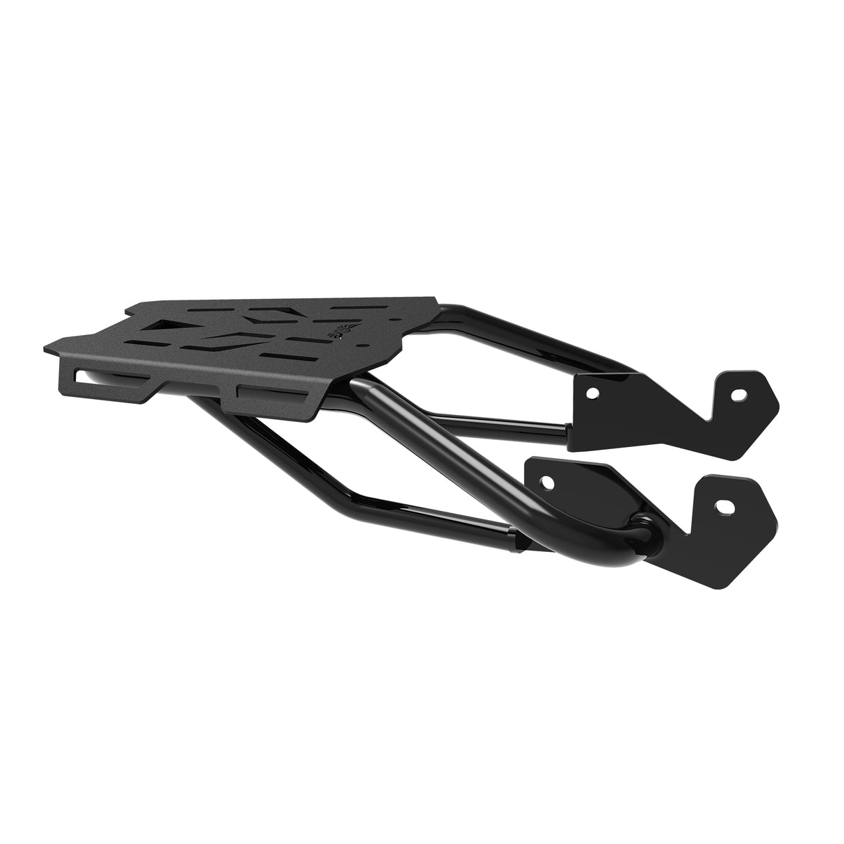 Extended Top Rack with Plate for KTM 200 Duke Gen 2 - Black
