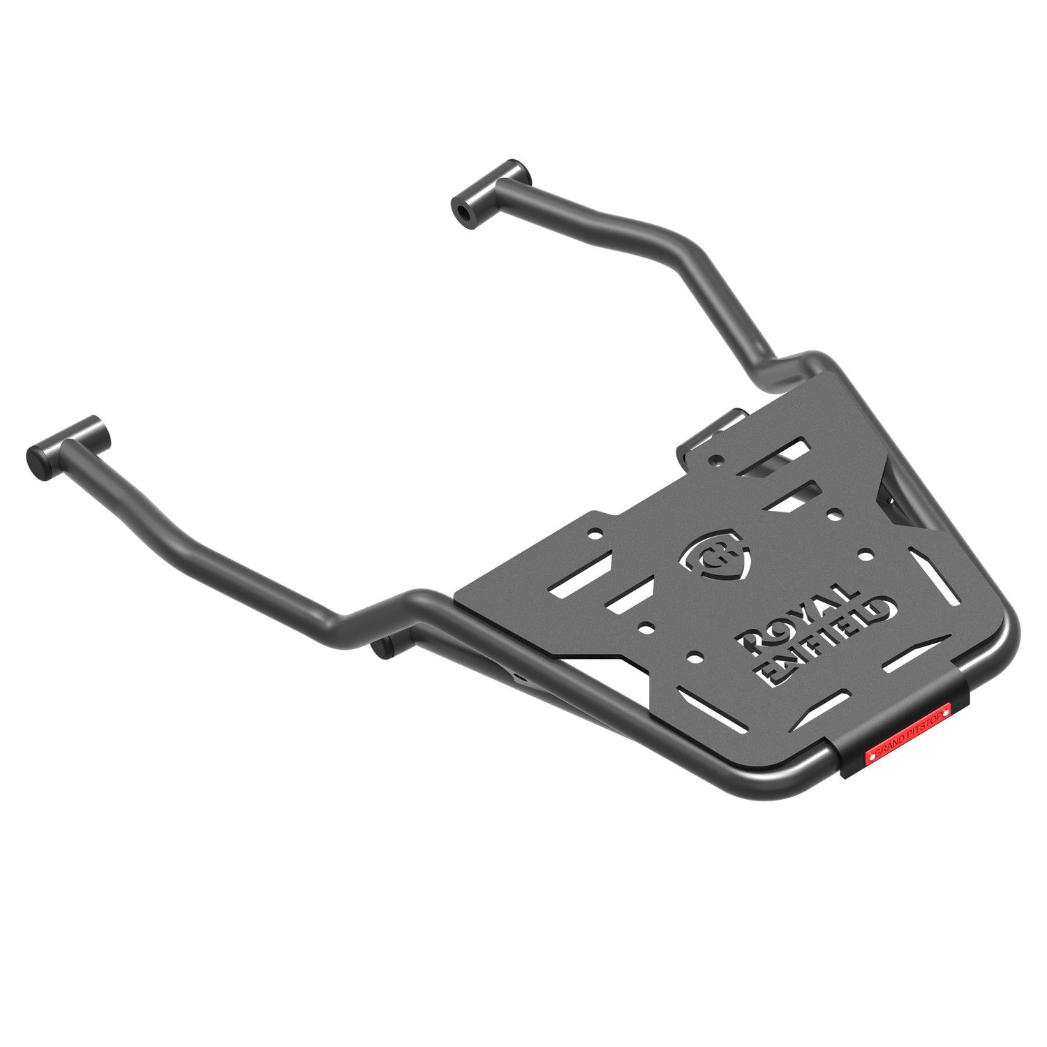 Extended Top Rack with Plate for Royal Enfield Guerrilla 450 - Black