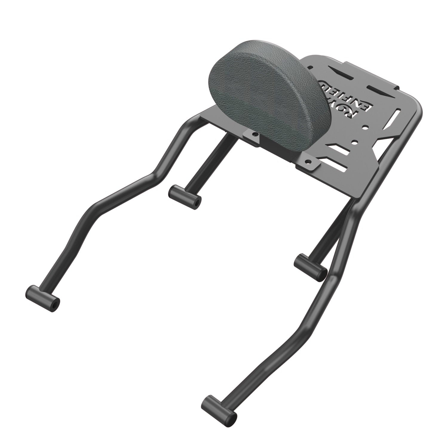 Extended Top Rack Carrier With Backrest for Royal Enfield Guerrilla 450 - Black