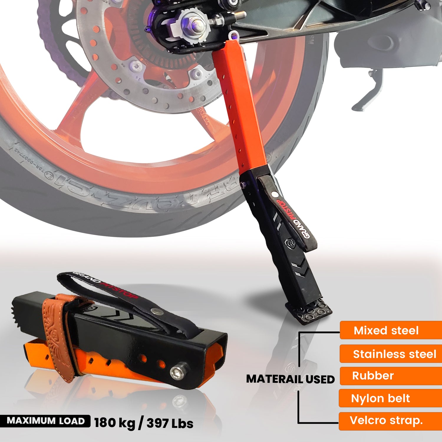 Moto Jack For Bike (Bike Wt upto : 220 kg)