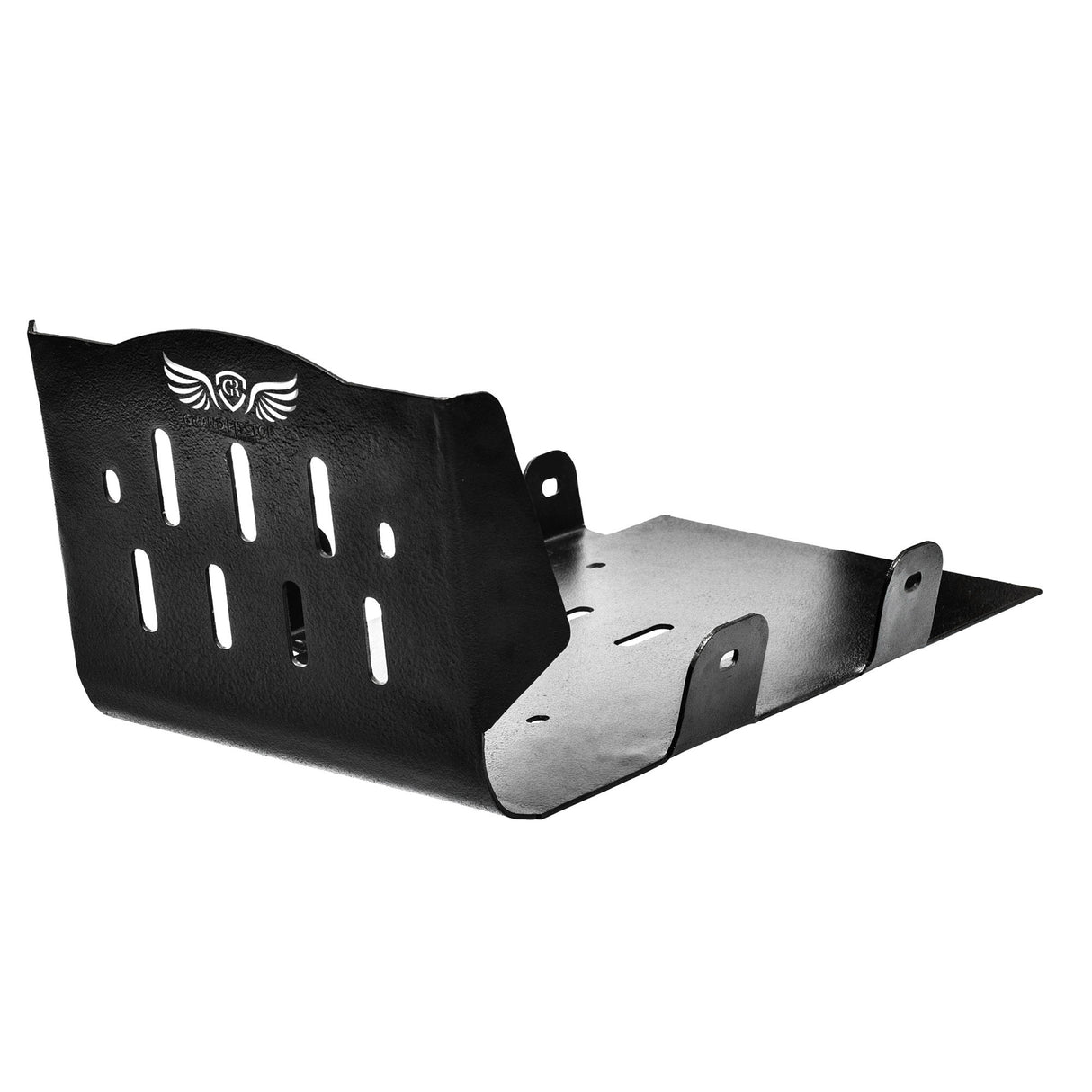 ALUMINIUM SUMPGUARD - Black for Royal Enfield - SCRAM 411