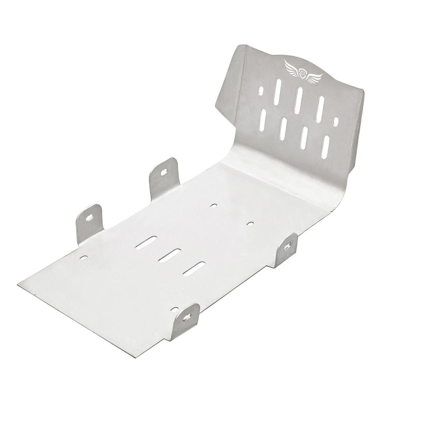 ALUMINIUM SUMPGUARD for Royal Enfield SCRAM 411 - Silver