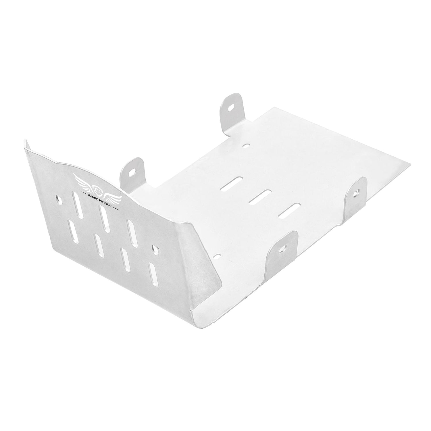 ALUMINIUM SUMPGUARD for Royal Enfield SCRAM 411 - Silver