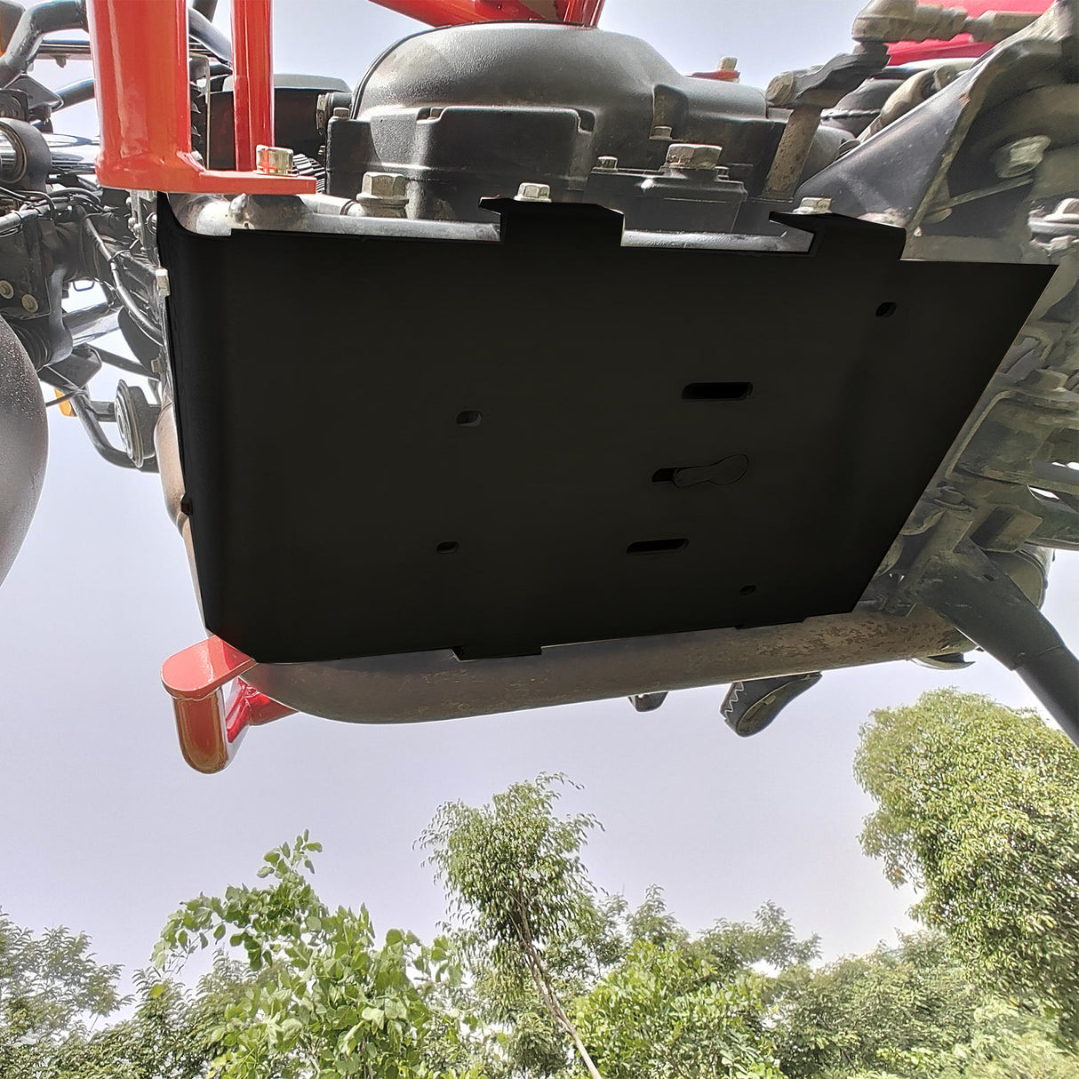 Aluminium Sumpguard For Royal Enfield Himalayan - BS6 Model (2020-2021) - Black