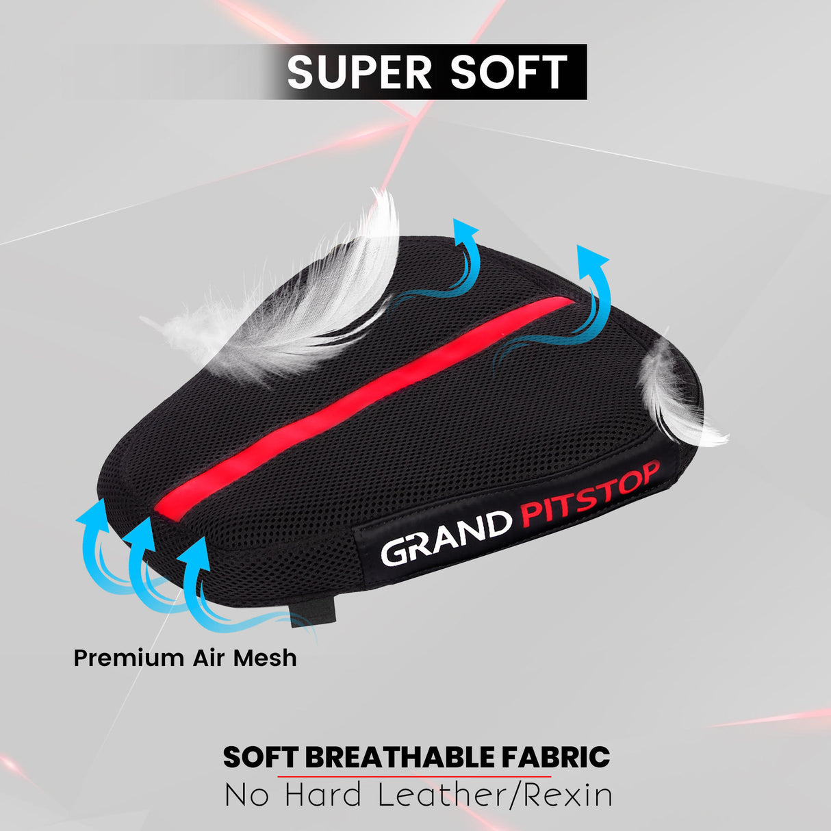 Air Comfy Seat Cushion for Medical, Offices, Home, Motorcycle and Car Lumbar Support - Sports Premium
