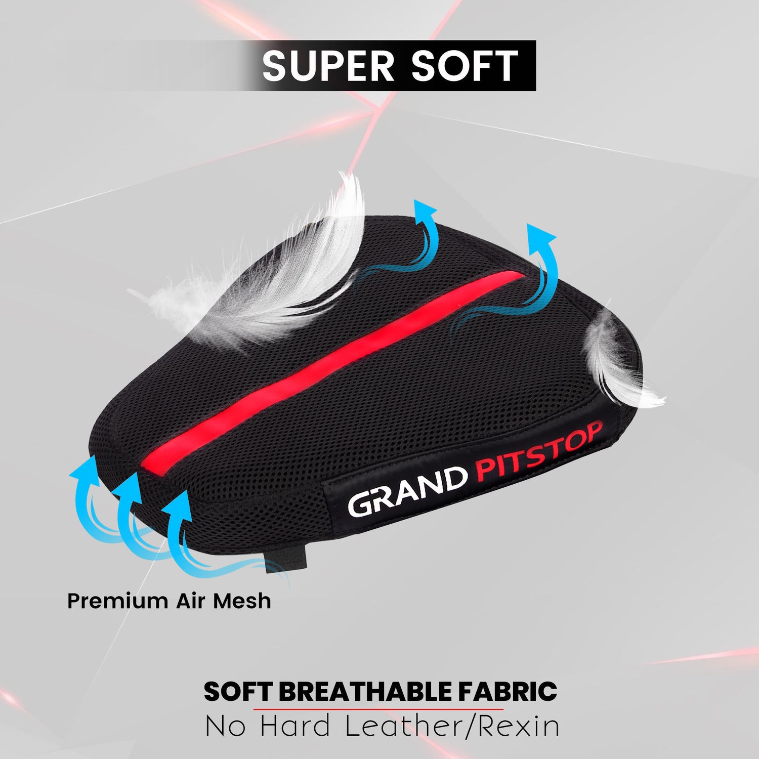 Air Comfy Seat Cushion for Medical, Offices, Home, Motorcycle and Car Lumbar Support - Sports Premium