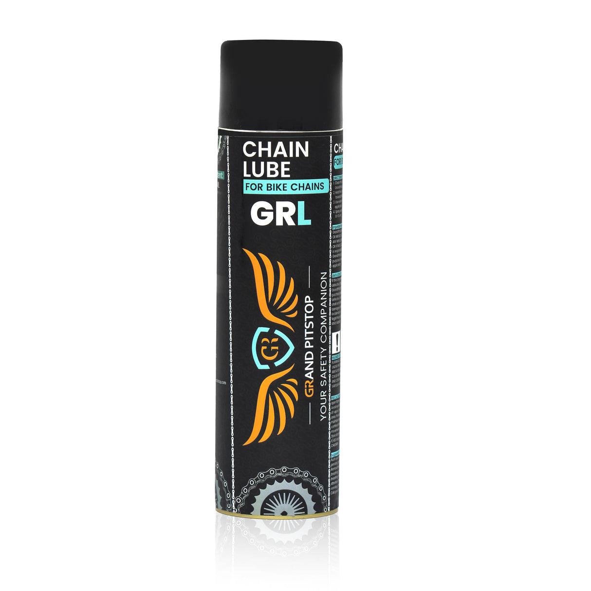 Combo of Chain Cleaning Brush & GR Chain Cleaner-500ml & GR Chain Lube-500ml & Dismantlable Paddock Stand - Black