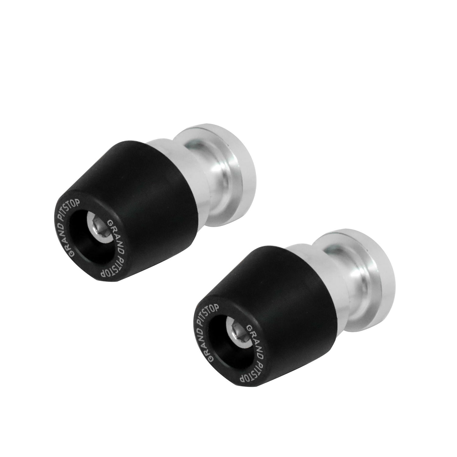 Premium Paddock Stand 8 mm Swingarm Spools Bobbins for Motorcycle Maintenance - Black (Set of 2)