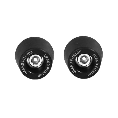Premium Paddock Stand 8 mm Swingarm Spools Bobbins for Motorcycle Maintenance - Black (Set of 2)