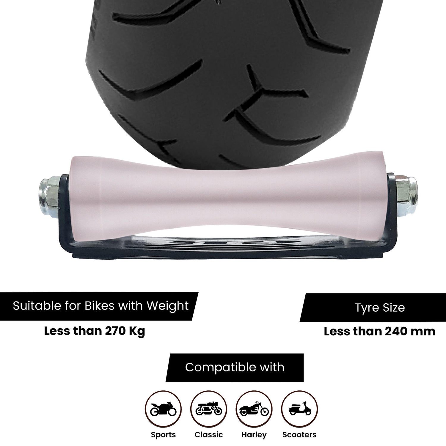 Combo of Large GRoller & Chain Cleaning Brush