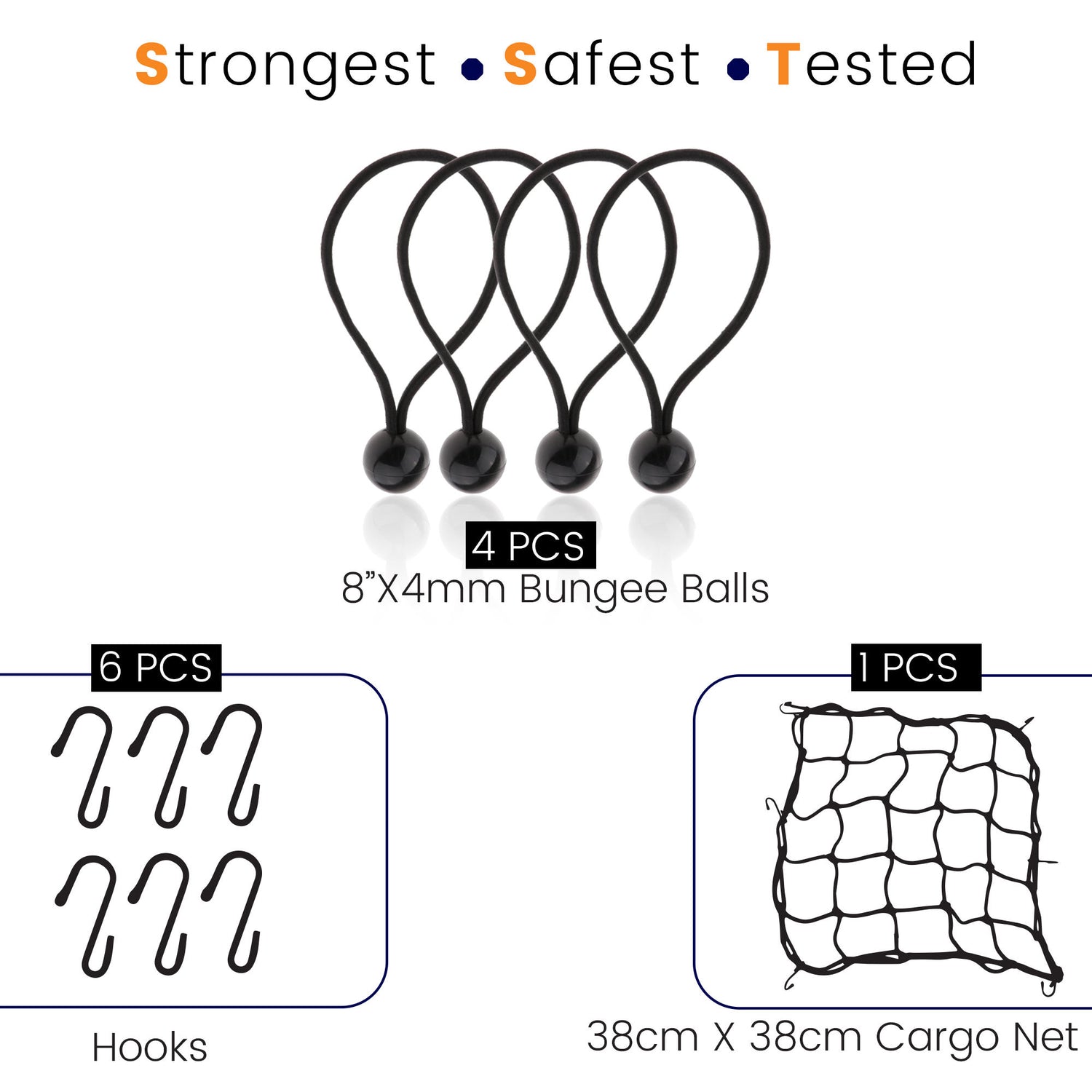 Bungee Cord - Set Of 15 - Mix