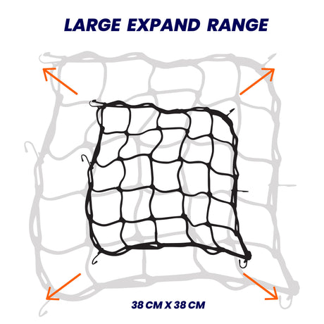Cargo Net (38X38Cm) - 1Pc - Black
