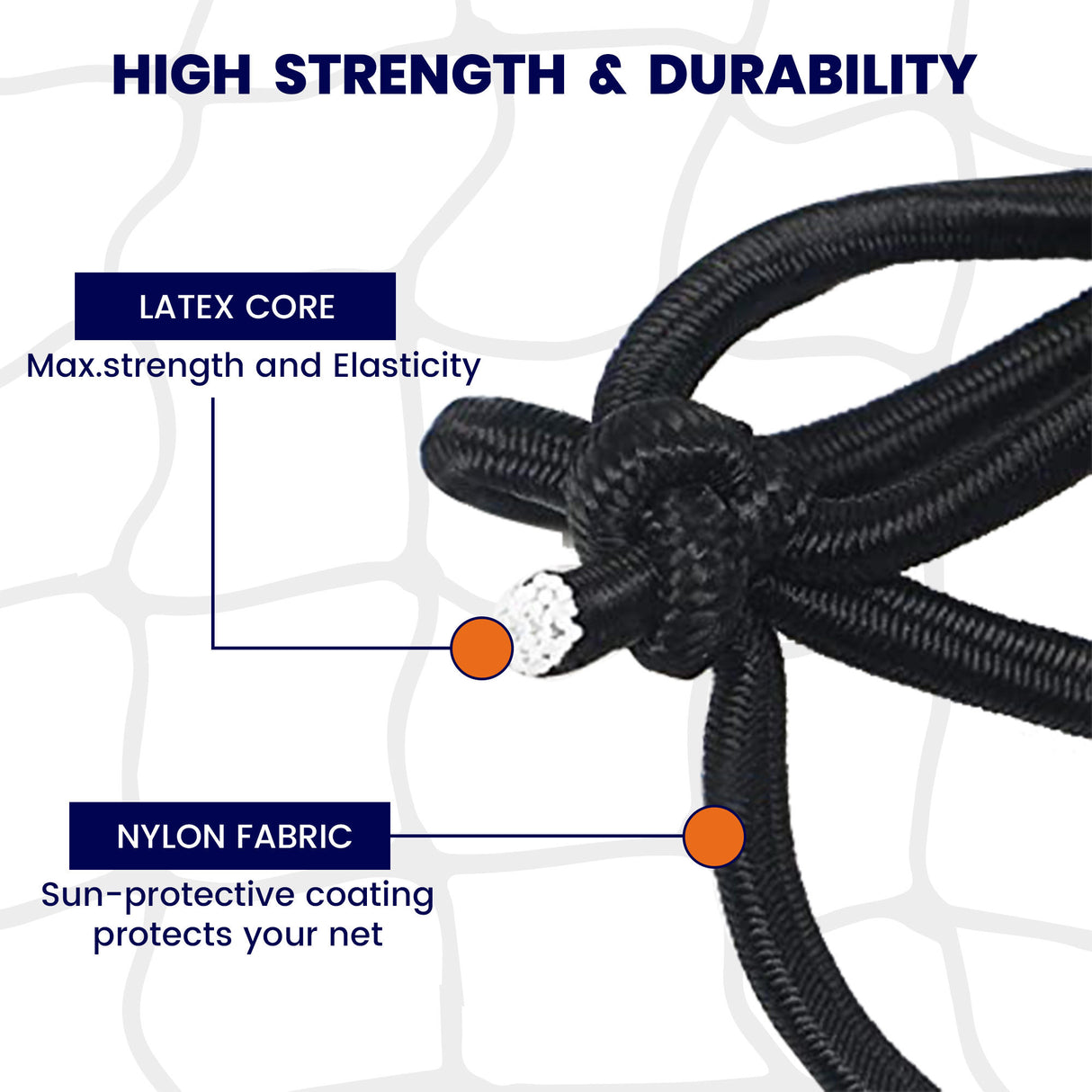 Cargo Net (38X38Cm) - 1Pc - Black