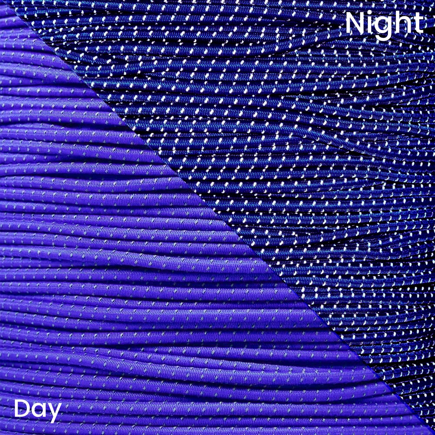 Reflecting Bungee Cord (36Inch) - Set Of 2 - Blue