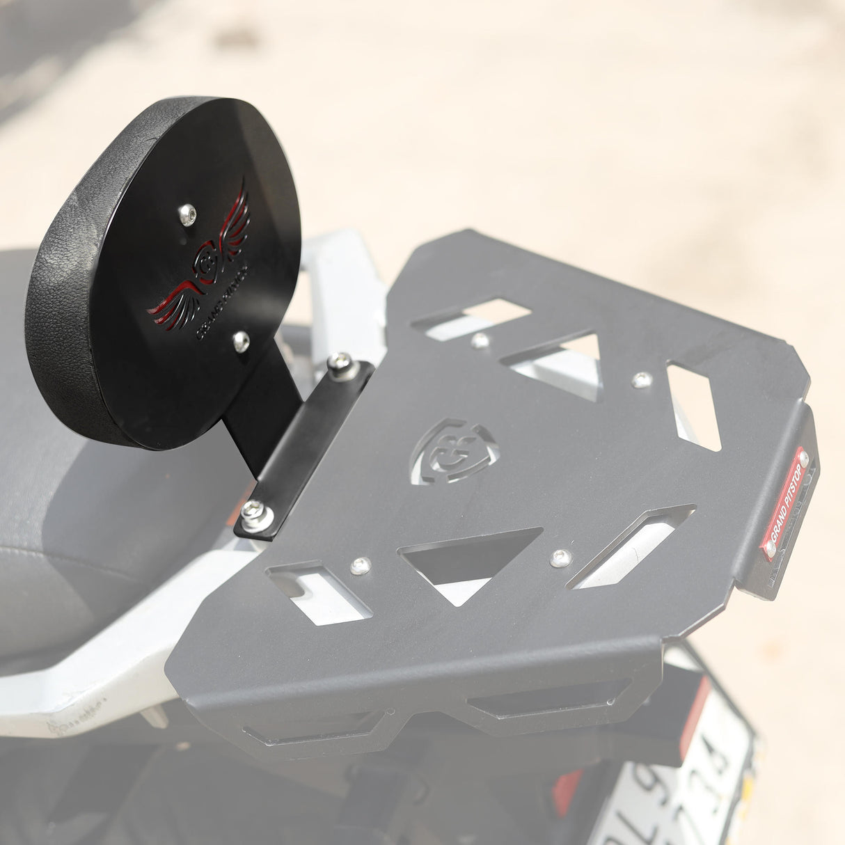 Backrest Stand for SUZUKI V-Strom - Black