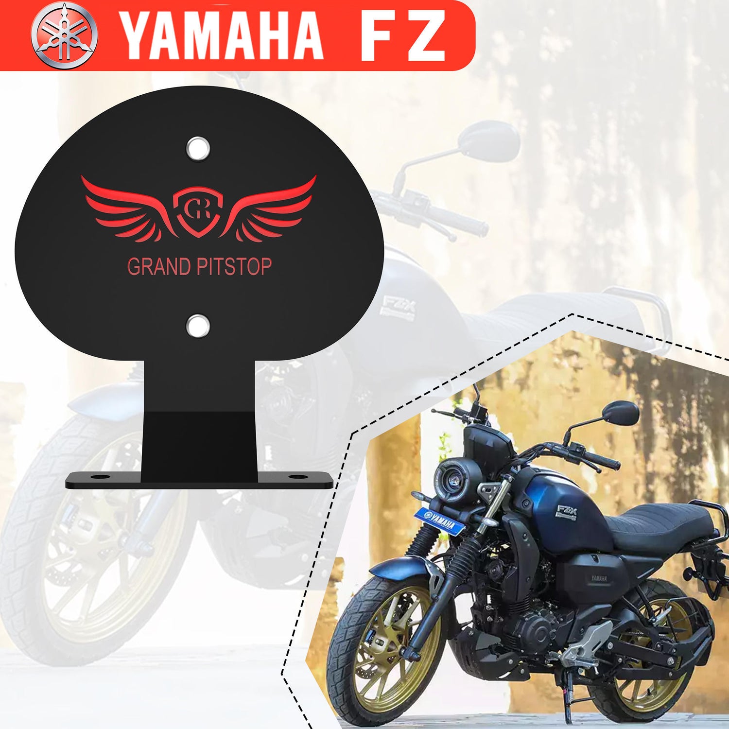Back Rest Stand for Yahama FZ