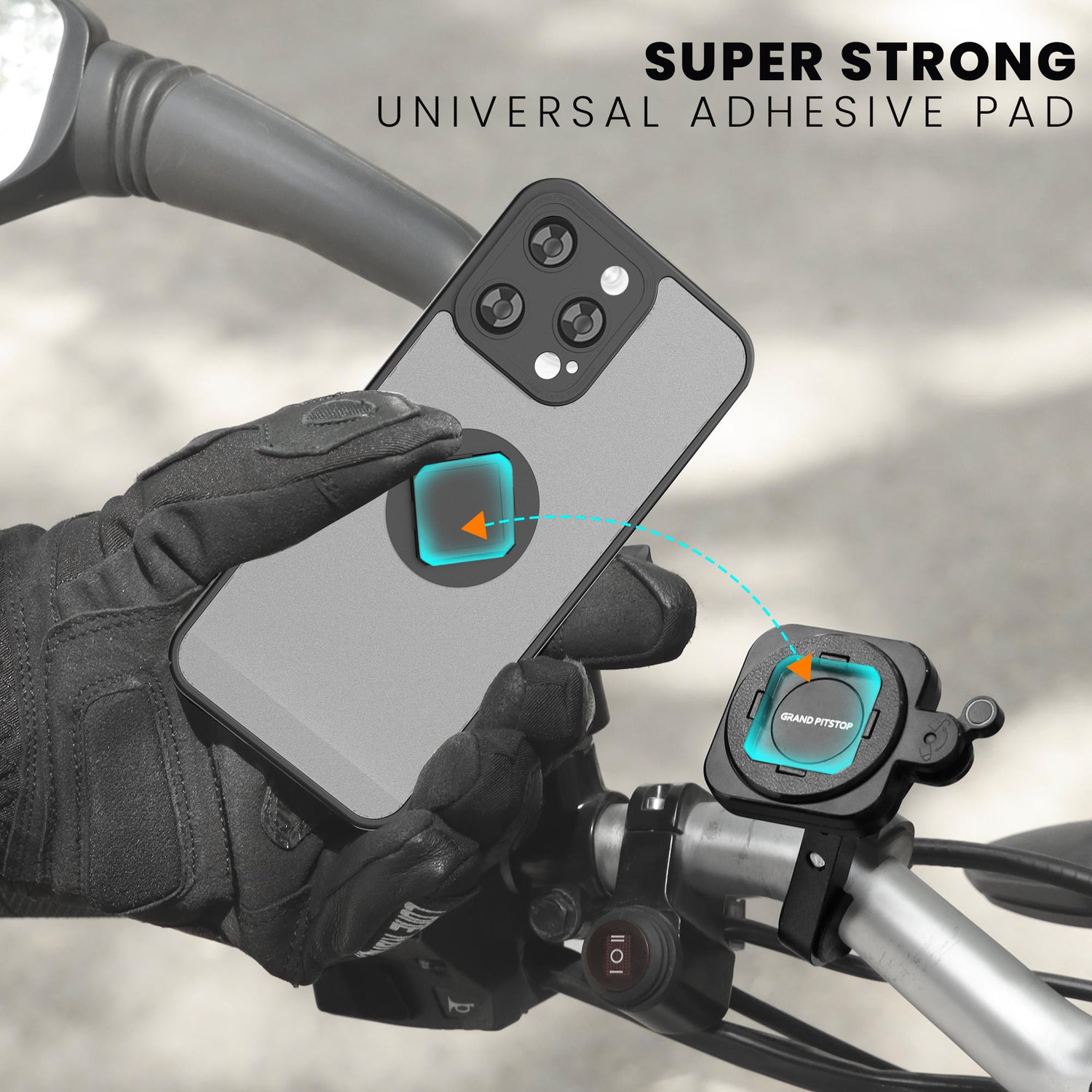 iPhone 15 Pro Max Case Cover for Gen-2 Mobile Holder: Durable, Shockproof, and Secure Fit with Ultra MAG-Lock Compatibility