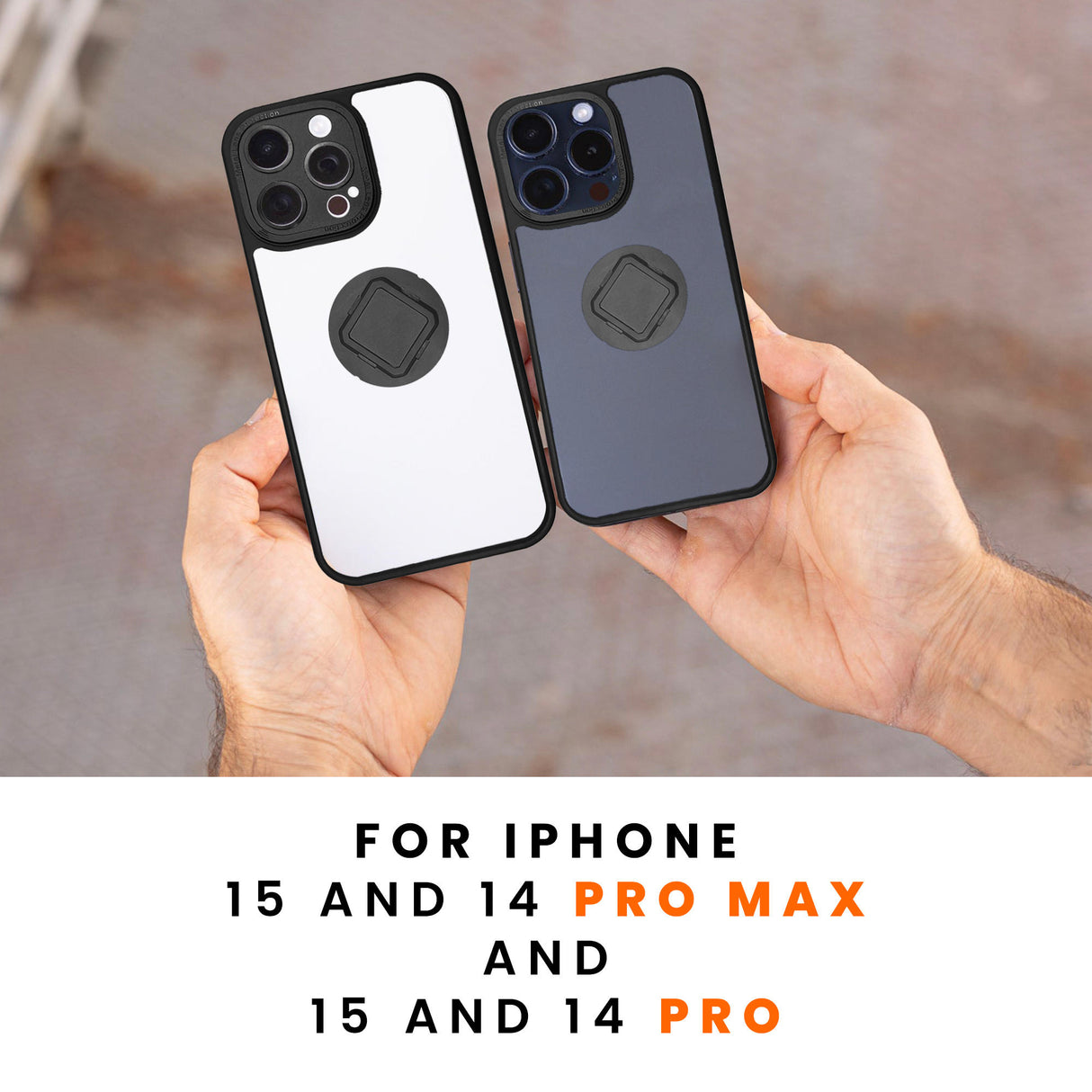 iPhone 15 Pro Case Cover for Gen-2 Mobile Holder: Durable, Shockproof, and Secure Fit with Ultra MAG-Lock Compatibility