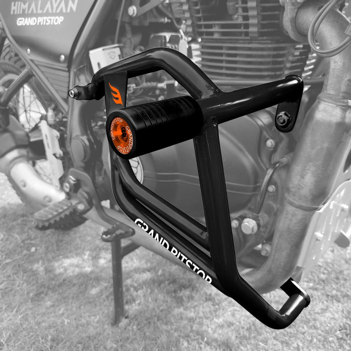 Crash Guard (Pair) for Royal Enfield Scram 411 - Black