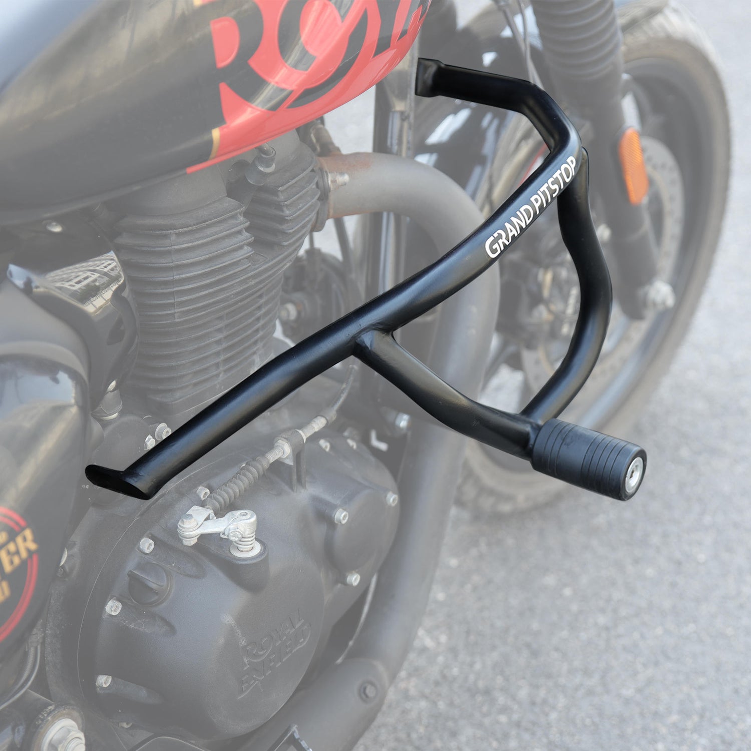 Crash Guard (Pair) for Royal Enfield Hunter - Black