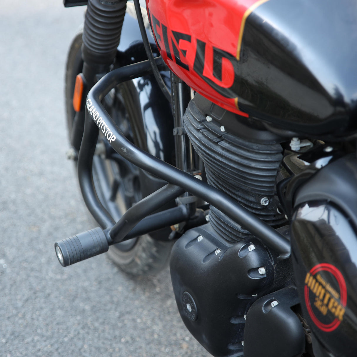 Crash Guard (Pair) for Royal Enfield Hunter - Black