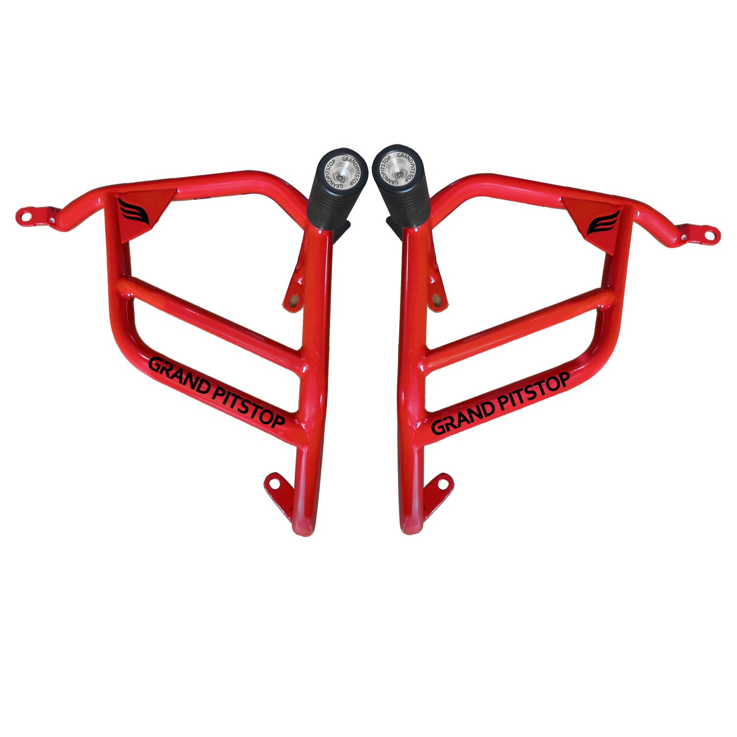 Crash Guard With Slider For Royal Enfield Himalayan - Red