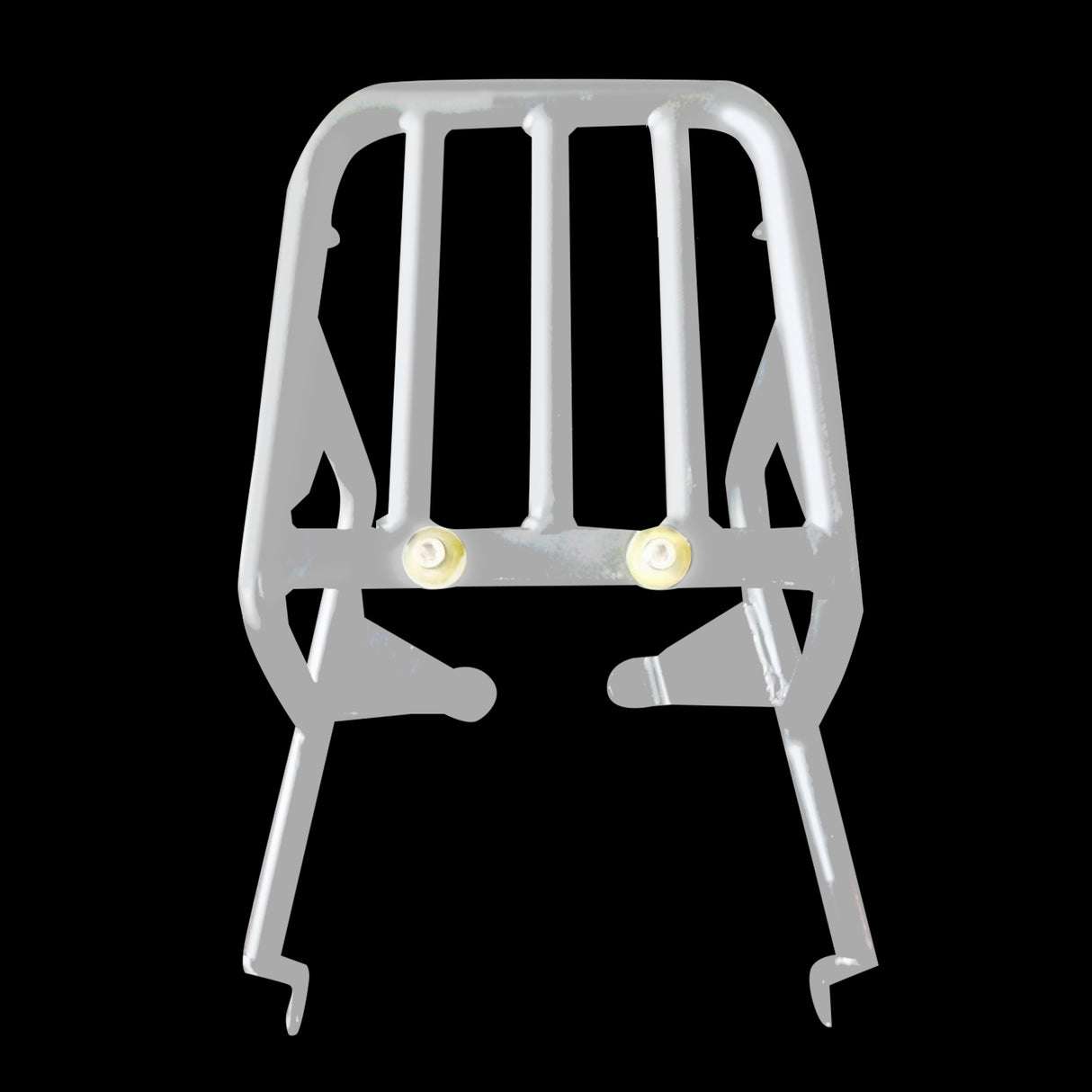 Extended Top Rack Without Plate for Royal Enfield Scram 411 - Silver