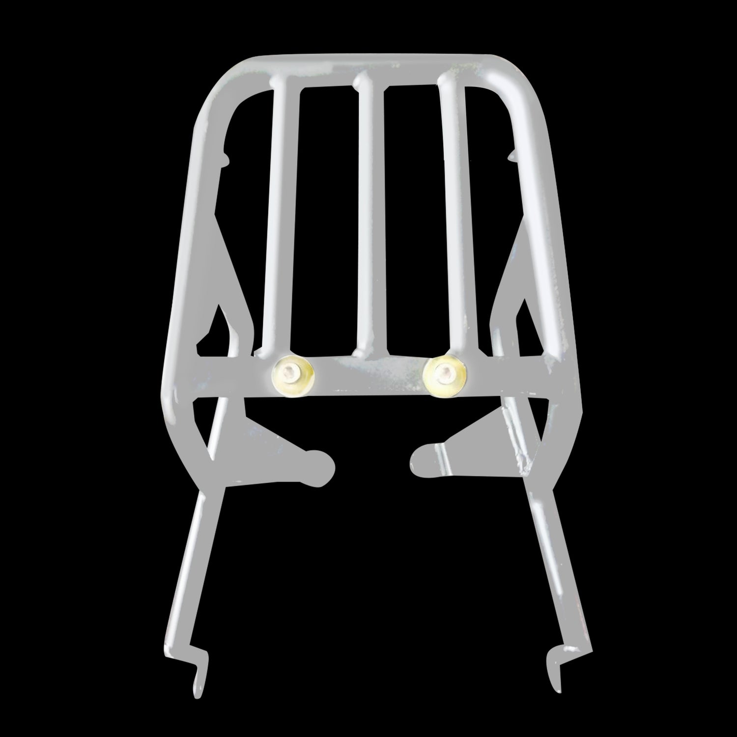 Extended Top Rack Without Plate for Royal Enfield Scram 411 - Silver