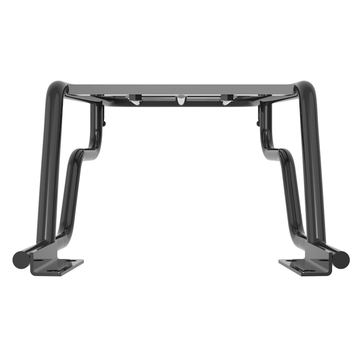 Extended Top Rack Without Plate for Royal Enfield Interceptor - Black